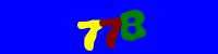 Blue Captcha Image